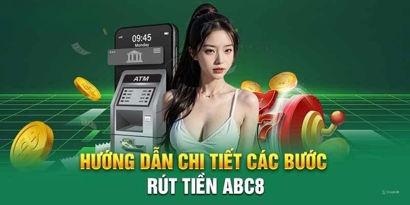 Thao tác rút tiền ABC8 không quá khó khăn